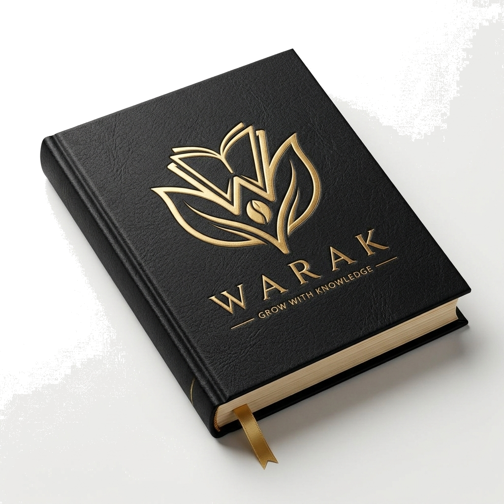 WARAK Black Book Mockup